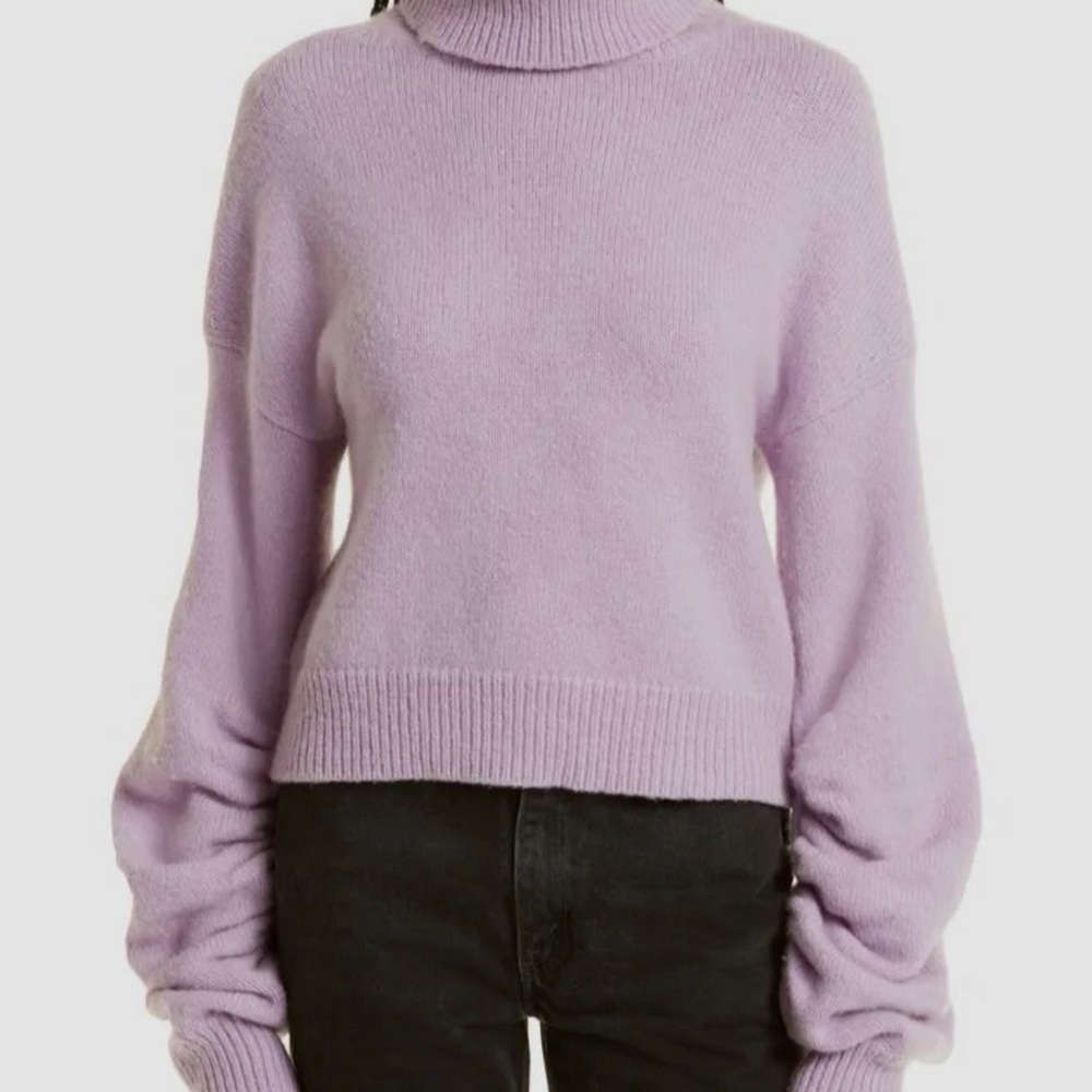 A.L.C. Lilac Funnel Neck Sweater